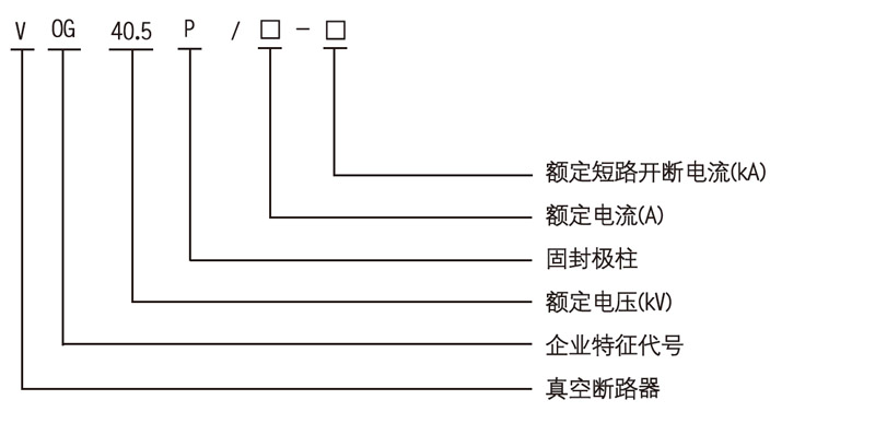 VOG-40.5系列户内高压真空断路器